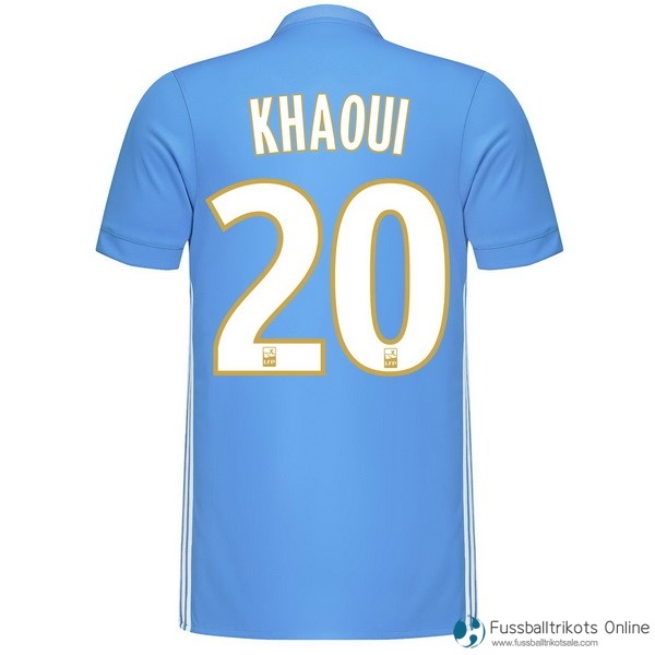 Marseille Trikot Auswarts Khaoui 2017-18 Fussballtrikots Günstig